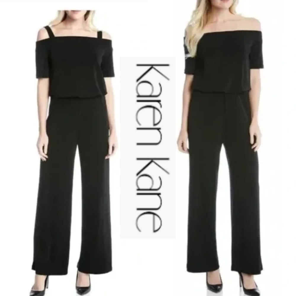 Karen Kane Off The Shoulder Adjustable Strap Jumpsuit ,XS,  GD1178